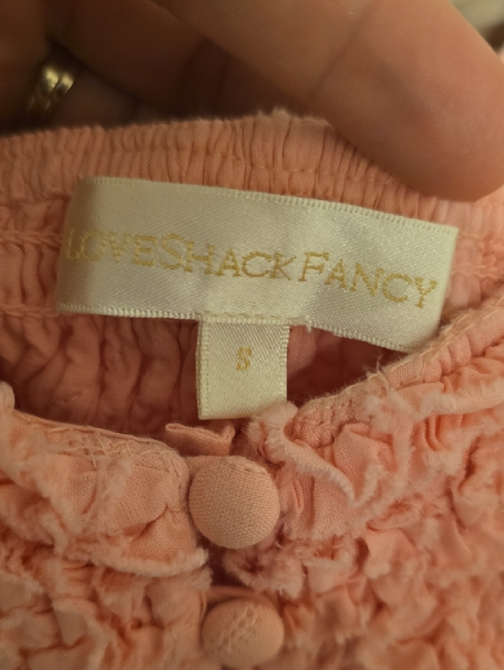LoveShackFancy Marsinia Dress Bubblegum Pink/ Small - Picture 2 of 13
